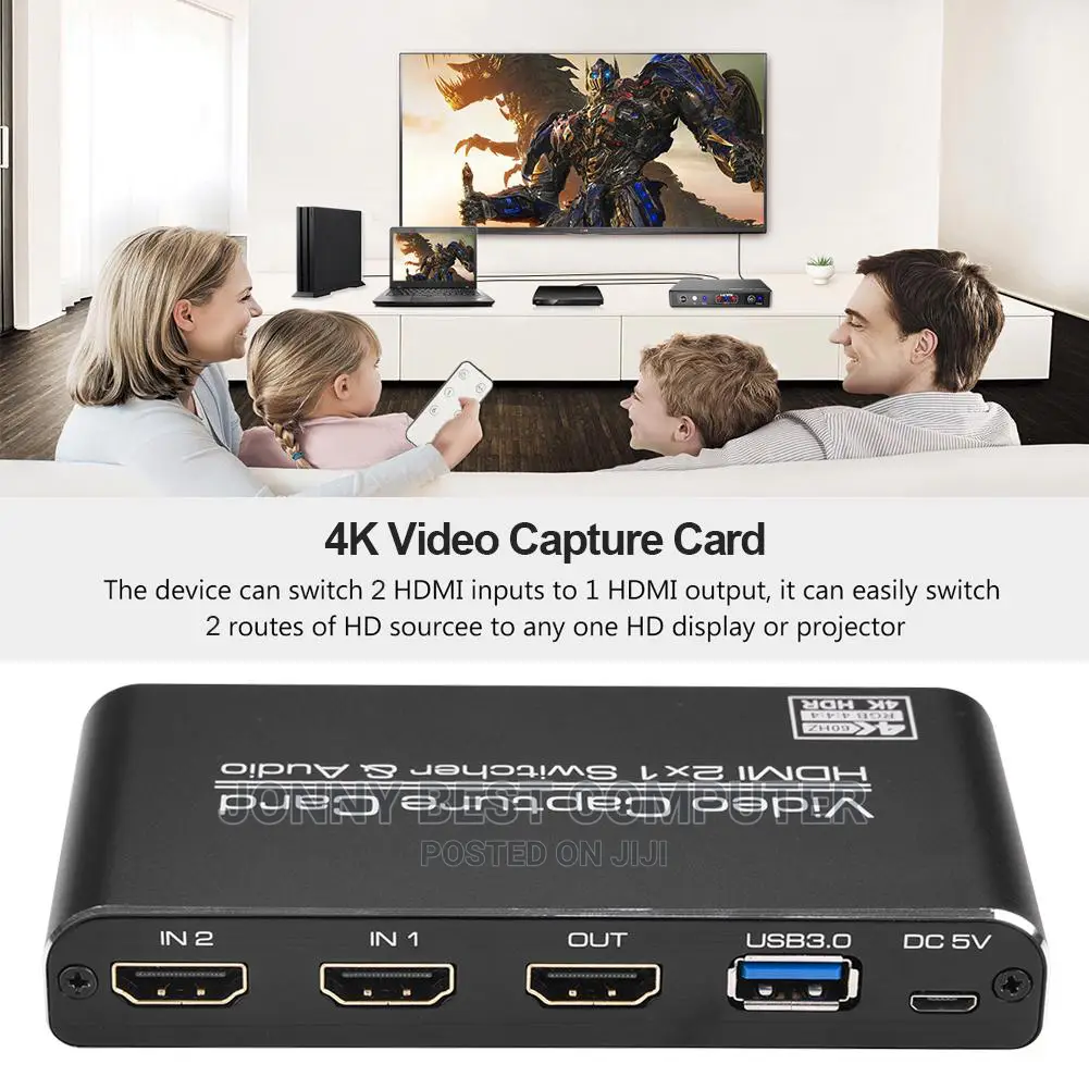 4k Video 2 in 1 Capture Card