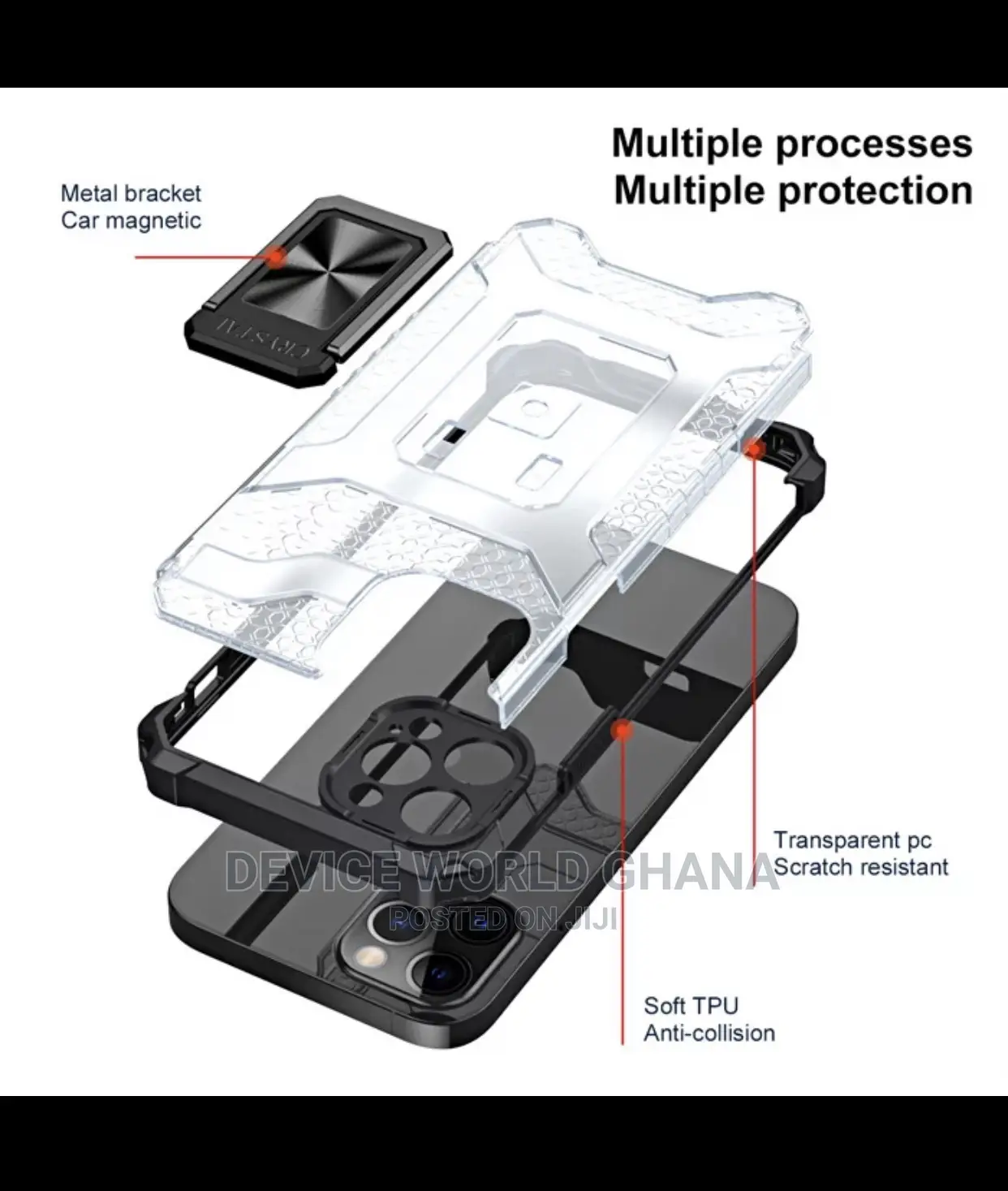 ODM Translucent Armor Case 4 iPhone 13promax 13 12promax 12p