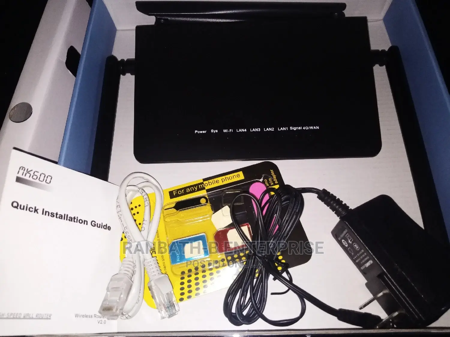 4G Wireless Wifi Router