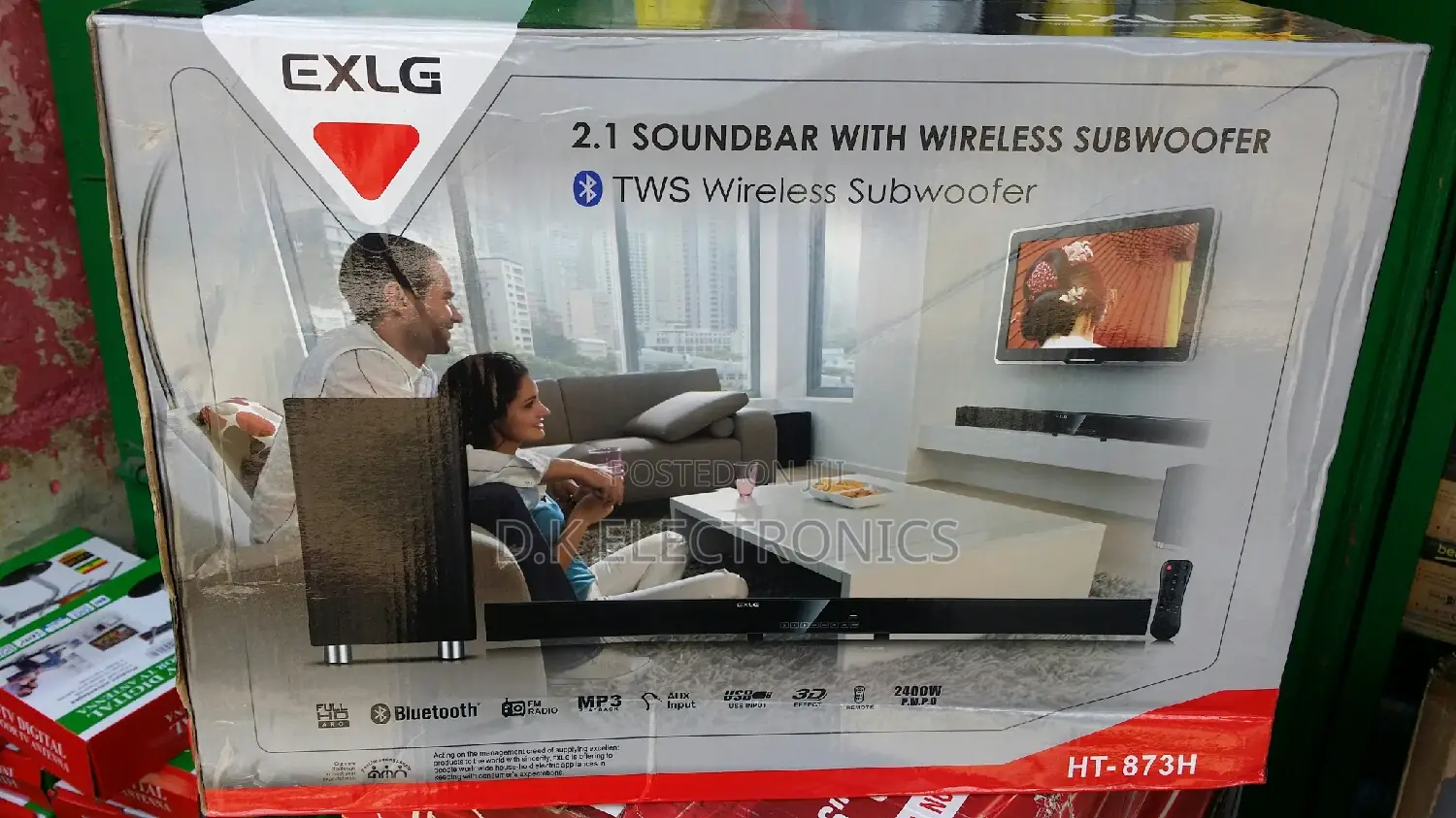 2026 Exlg Ht-873h Soundbar With Wireless Subwoofer