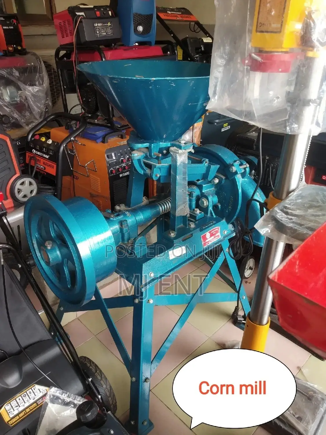 Corn Mill With Electric Motor Nulux