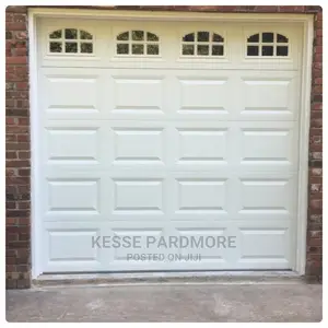 Garage Door With Fanlight