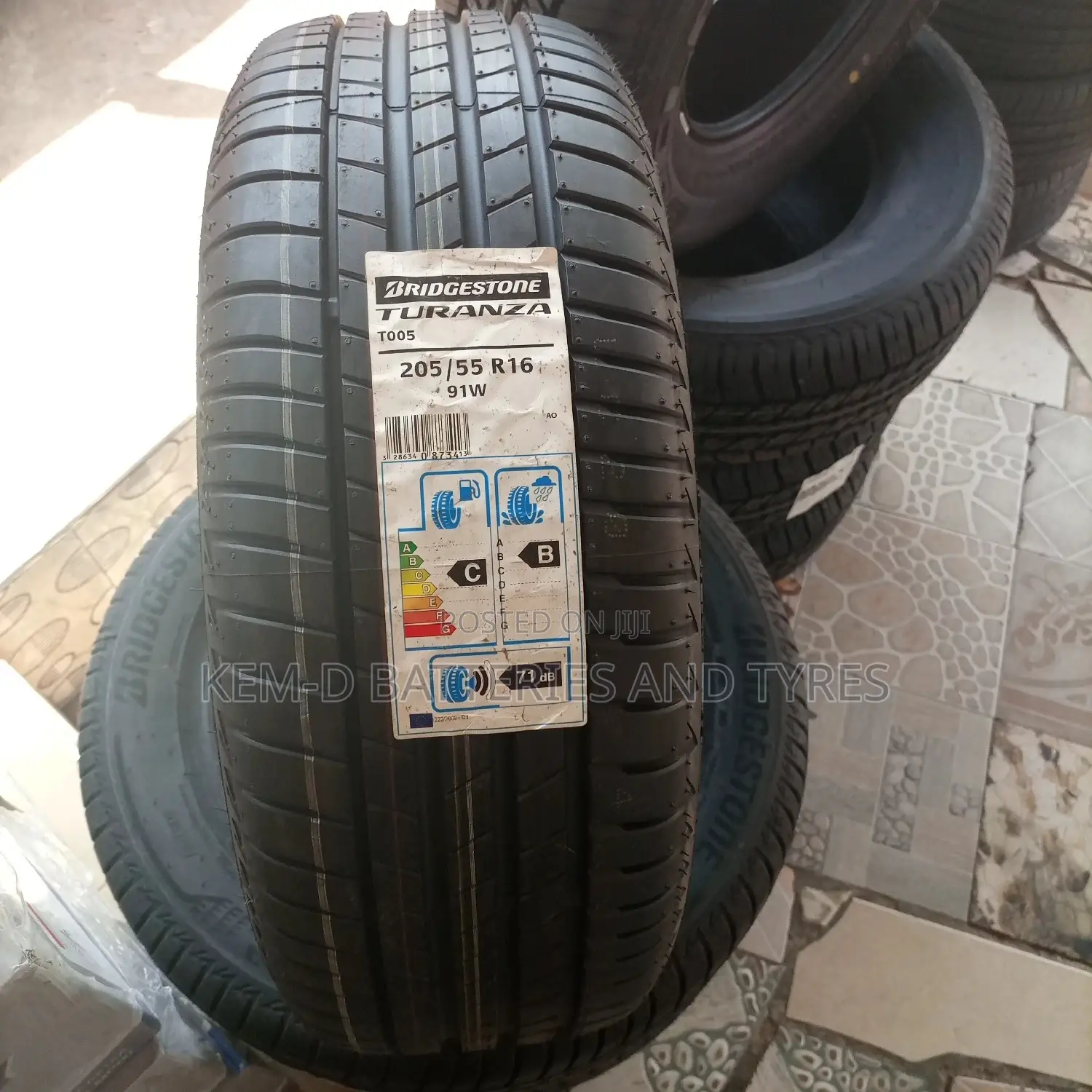 205/55r16 Bridgestone Tyres Tires- Free Delivery