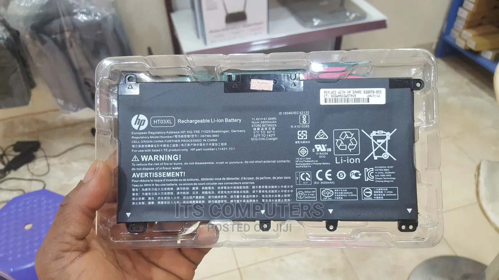 Hp Laptop Battery Tf03xl/Ht03xl