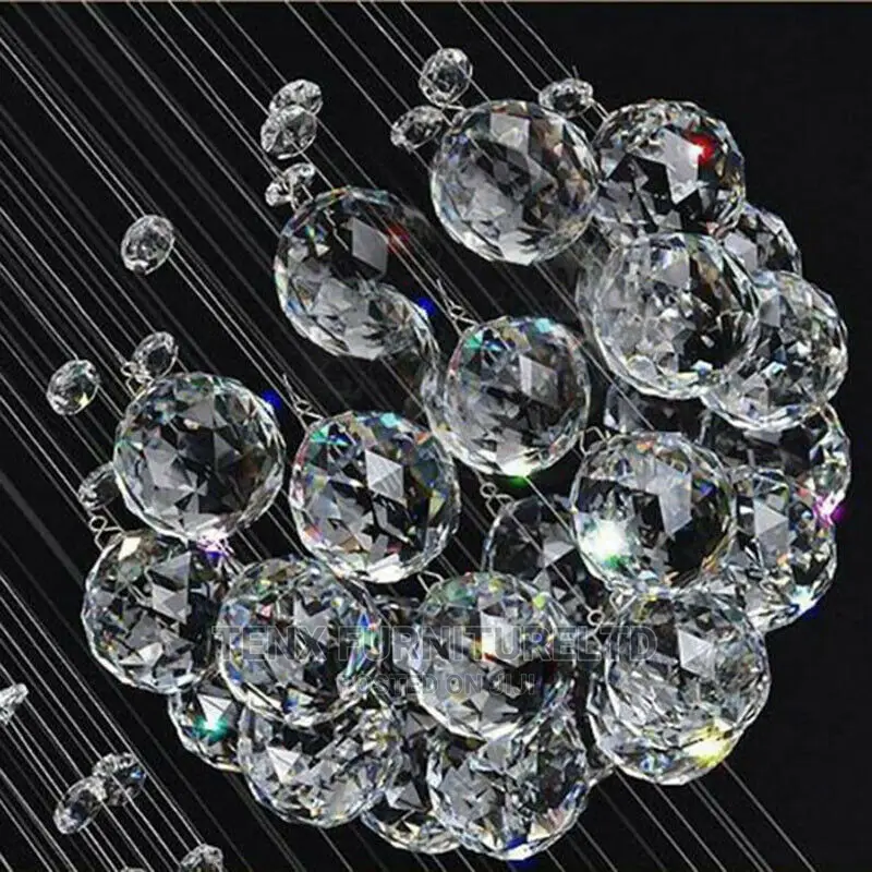 Chandelier Sprial Crystal Pendant