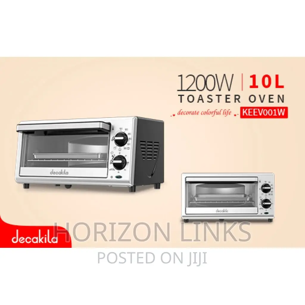 Decakila Electric Toaster Oven 1200W 10L