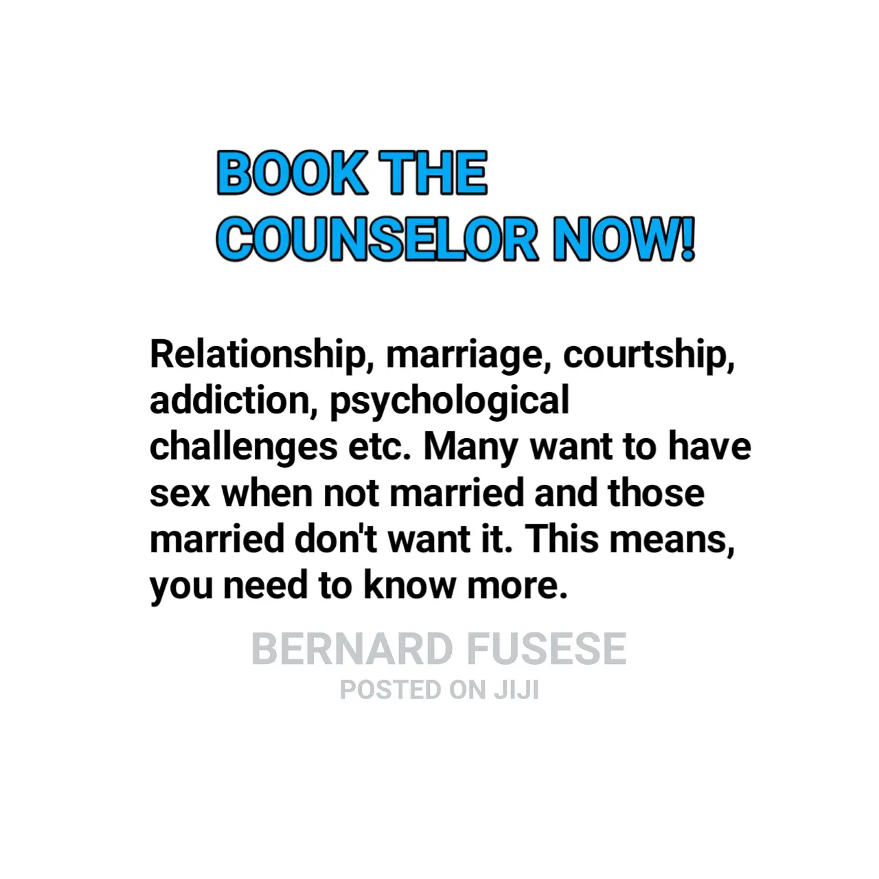 Counseling Before and After Marriage