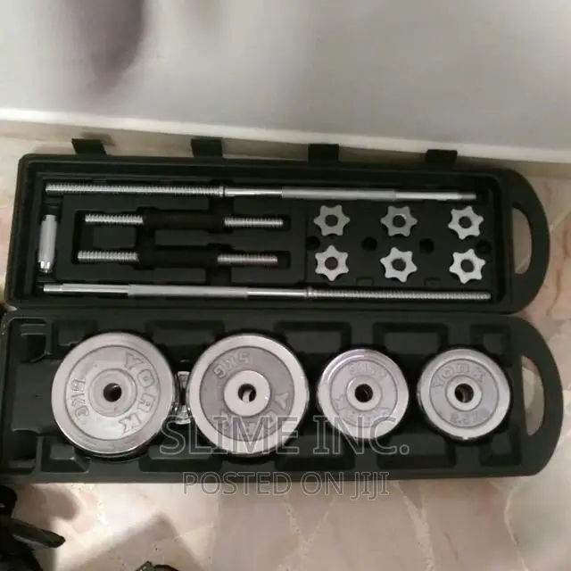 50kg York Adjustable Chrome Dumbbell Rack