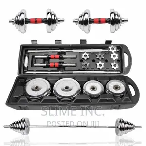 50kg York Adjustable Chrome Dumbbell Rack