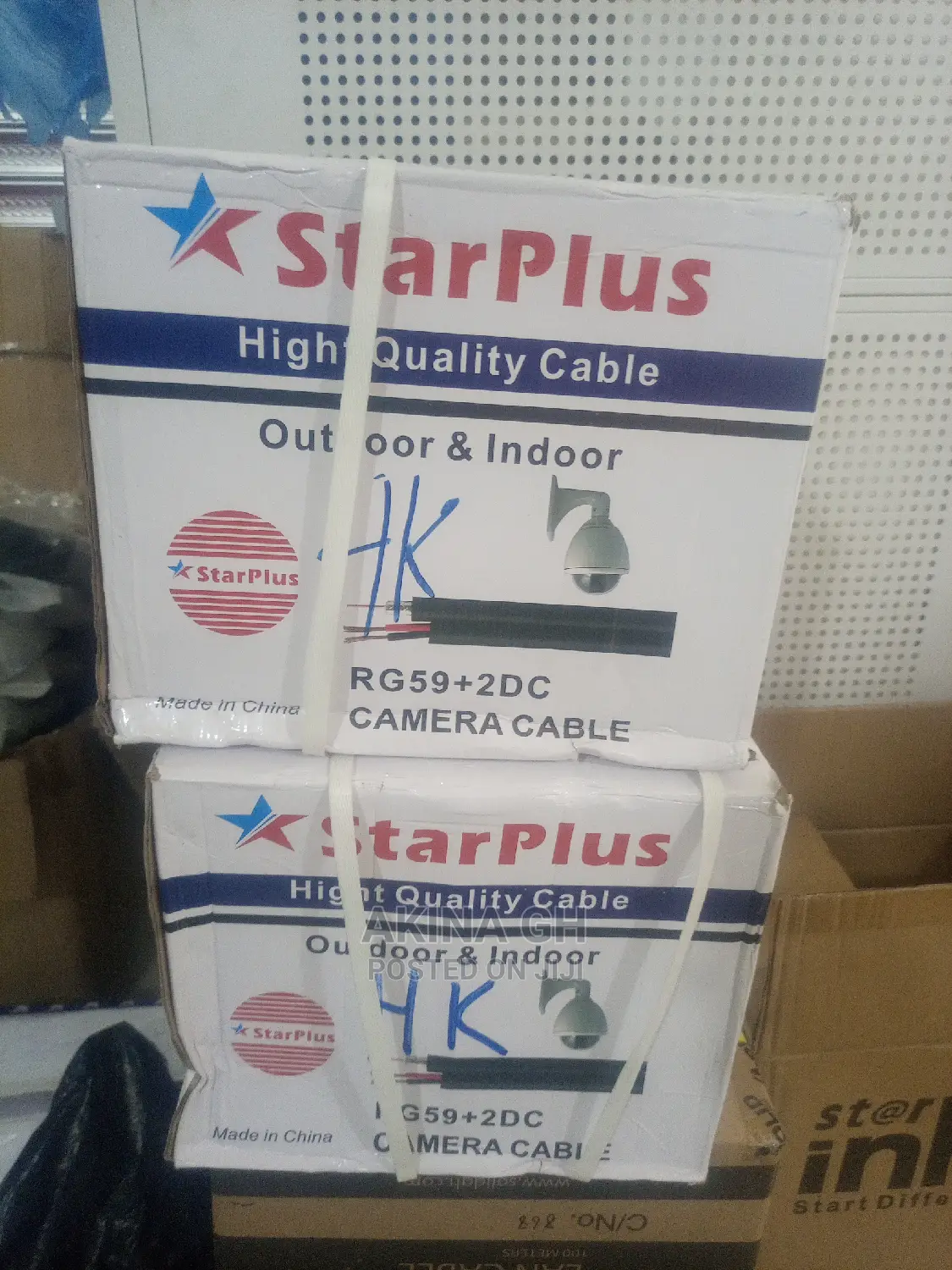 Rj59 Coaxial Cable With Power 305m