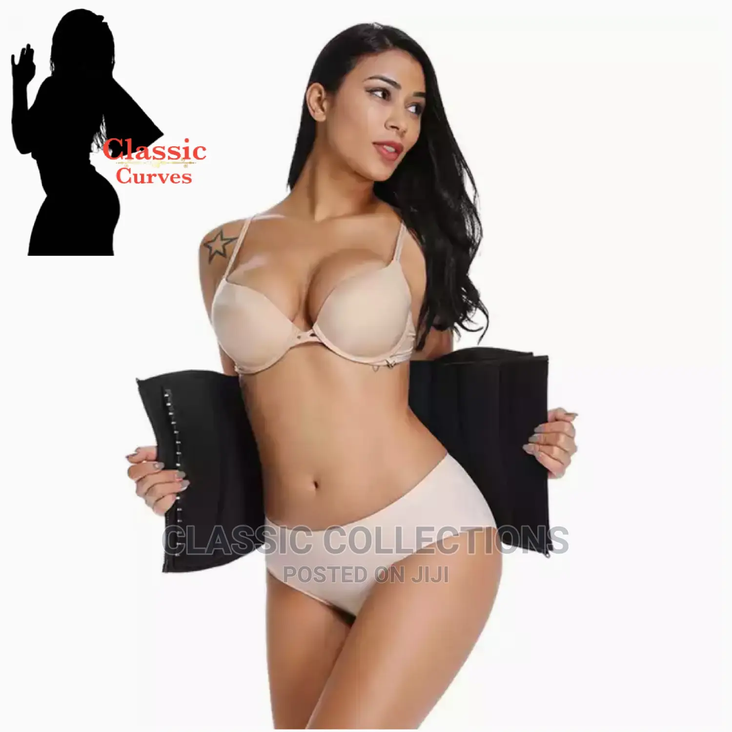 Hook Zip Waist Trainer Corset