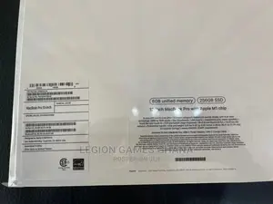 New Laptop Apple MacBook Pro M1 8GB Apple M1 SSD 256GB
