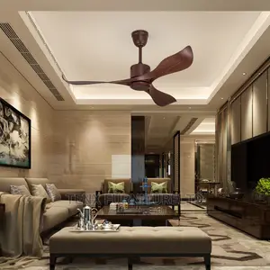 Ceiling Fan Walnut Finish Body, Walnut Finish Abs Blades)