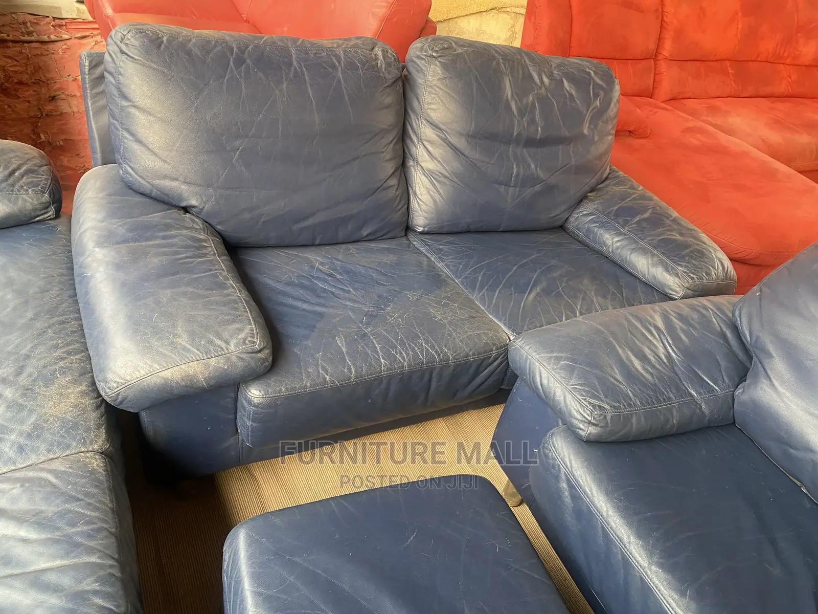 Blue Black Sofa Set. Delivery Free