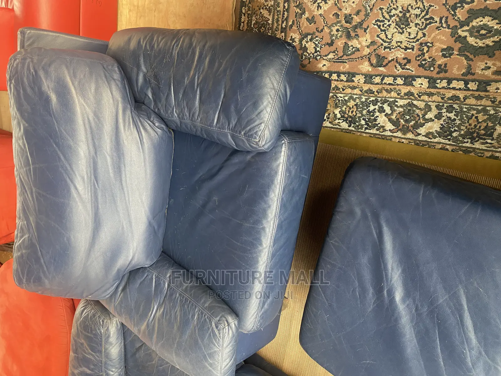 Blue Black Sofa Set. Delivery Free