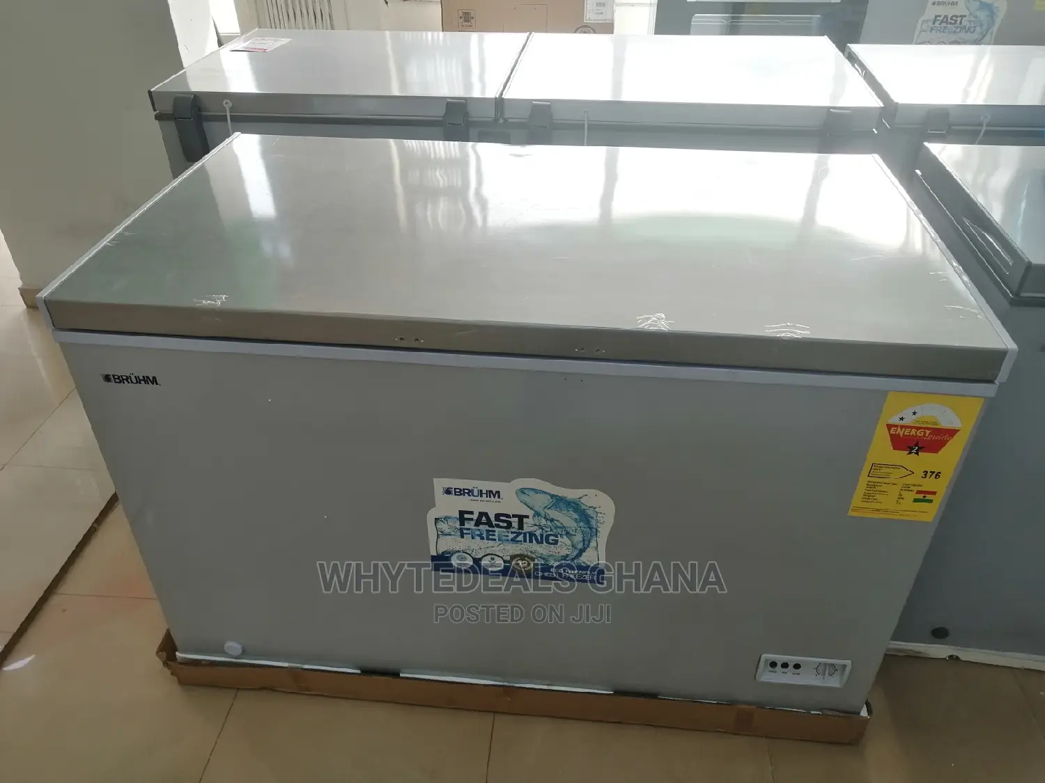 380 Litres Bruhm Chest Freezer With Lock Key
