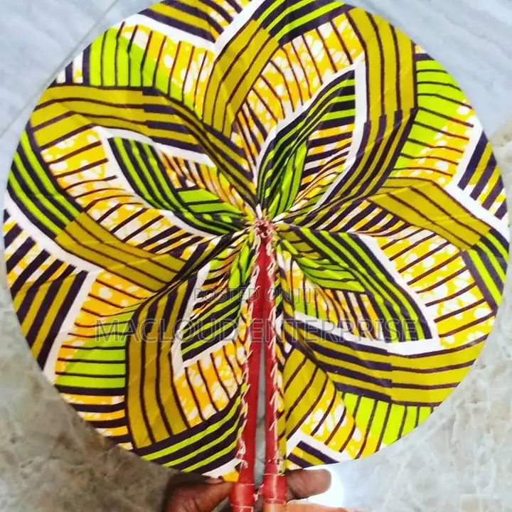 African Leather Fans