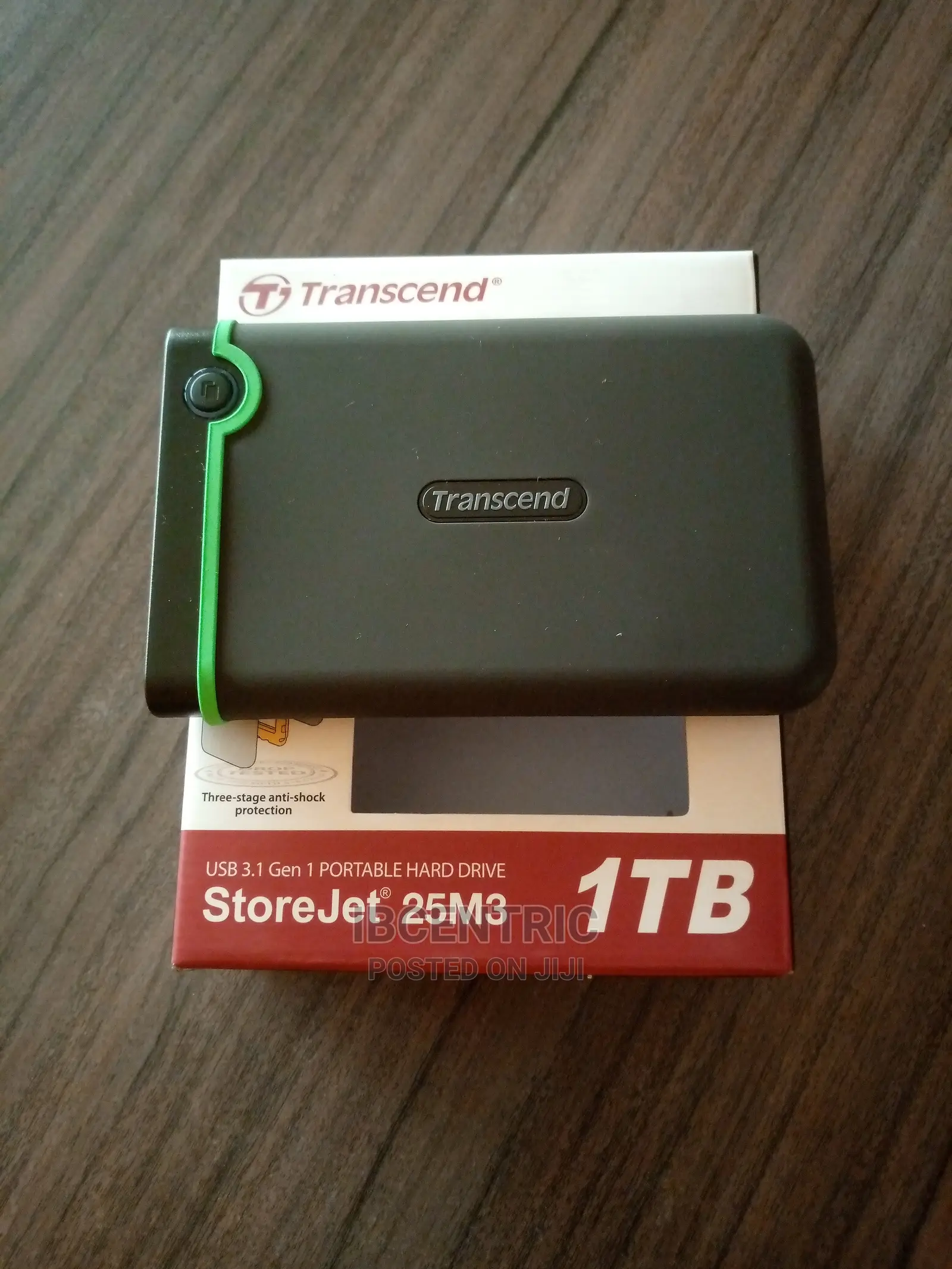 Transcend USB 3.1 Gen 1 Portable Hard Drive 1TB