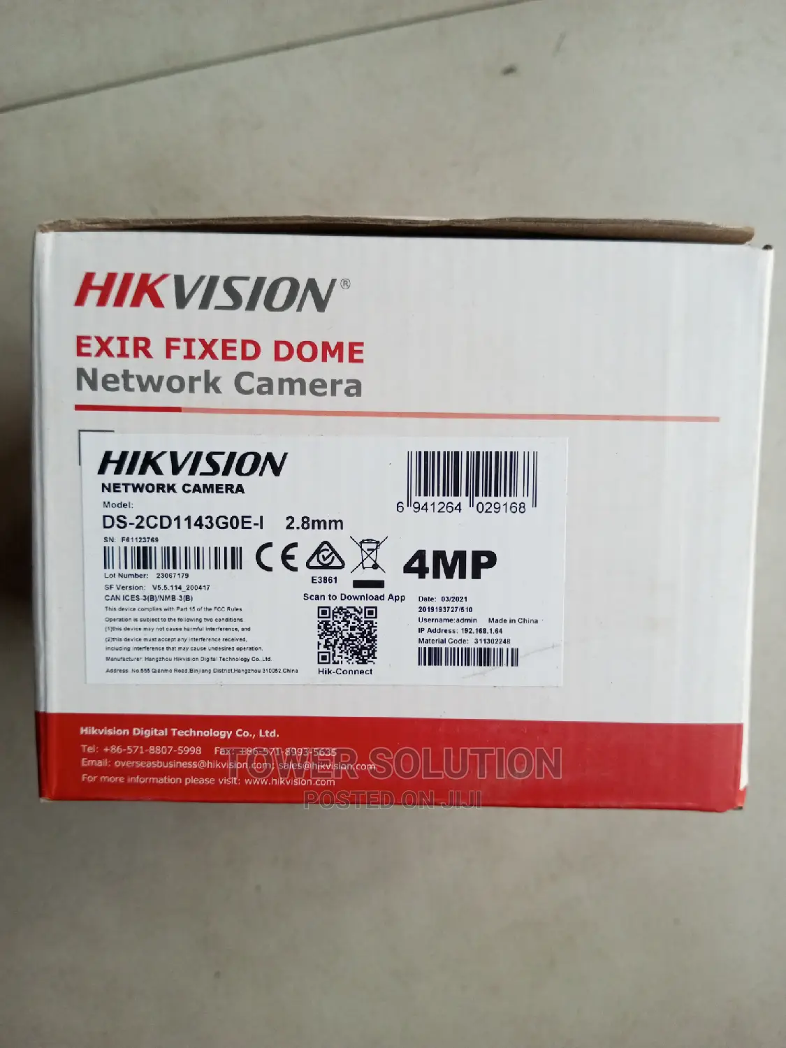 Hikvision Camera DS-2CD1145G0E-I Dome