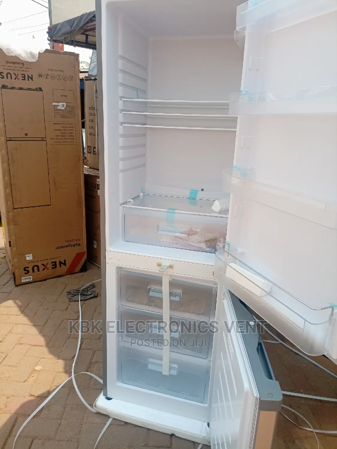 Nexus 320ltr Double Door Refrigerator Bottom Freezer.