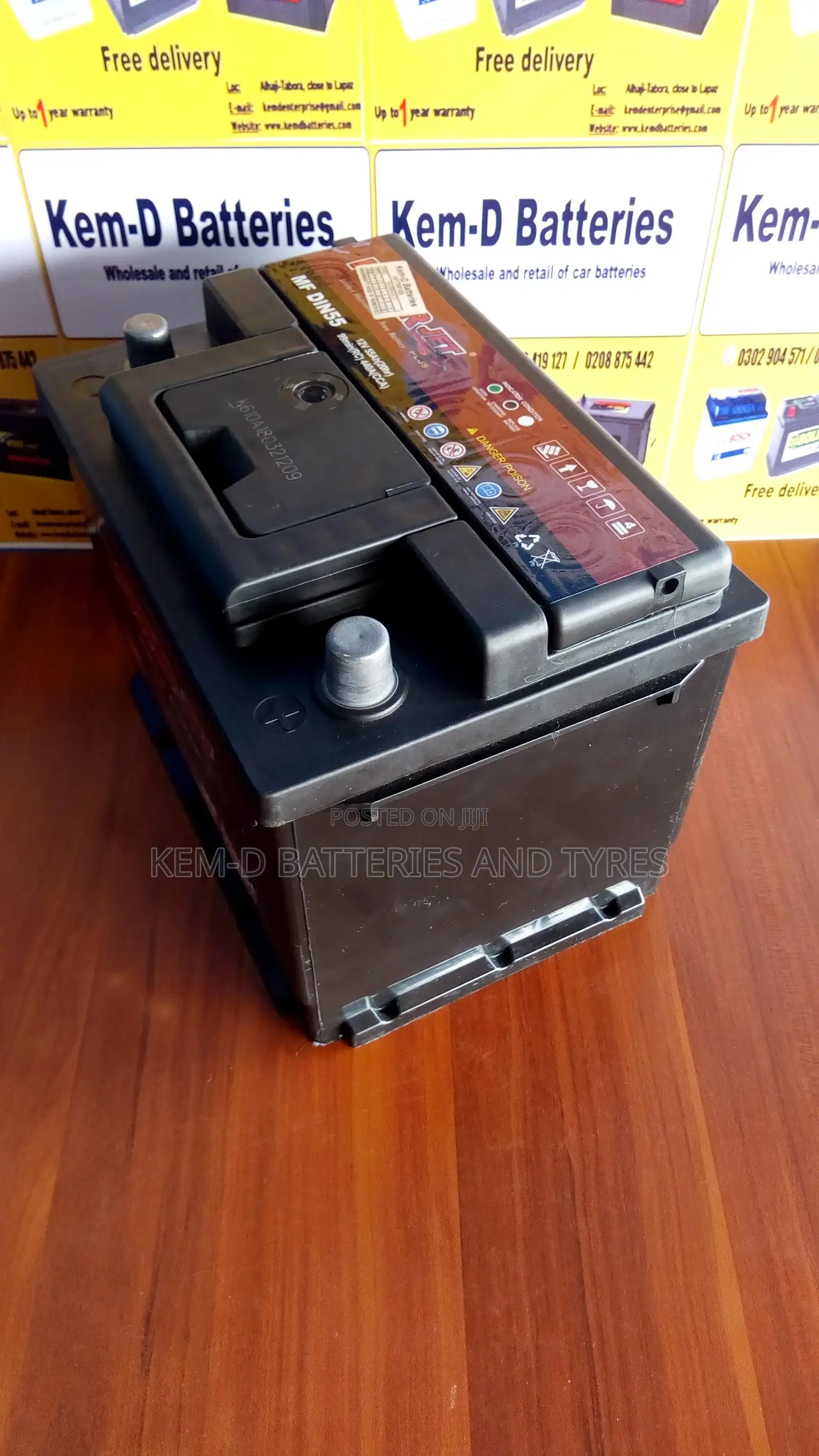 13 Plates Car Battery 55h Power Jet + Free Delivery