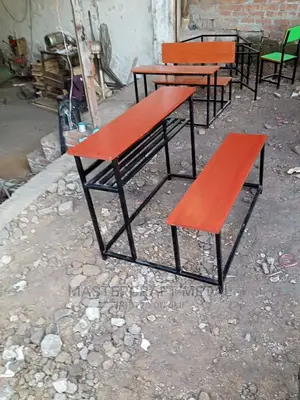 Double School Desk Student