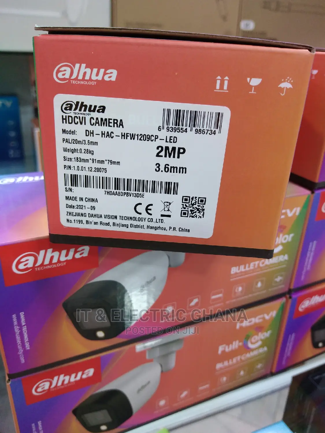 Dahua 2mp Mini Analog Camera - Full Color