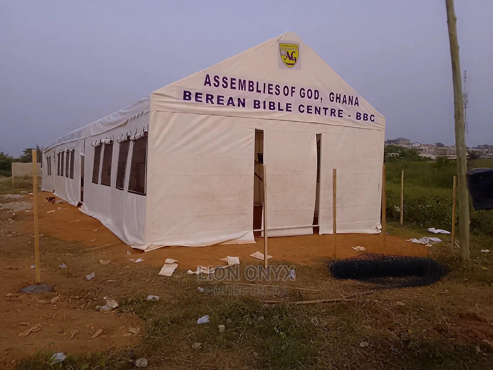 20x30ft Heavy-Duty Church Tent / Dome Available in Ghana