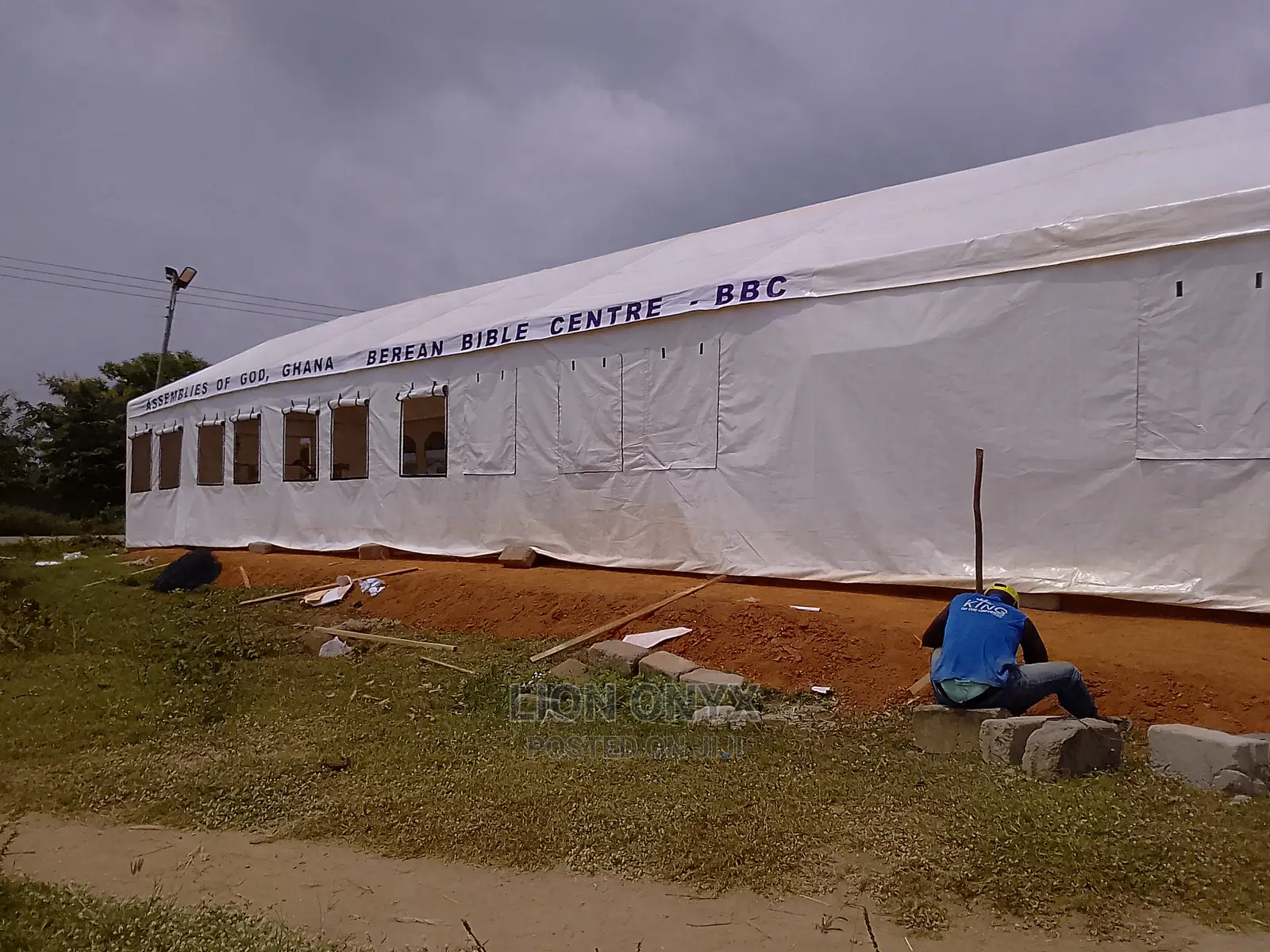 20x30ft Heavy-Duty Church Tent / Dome Available in Ghana