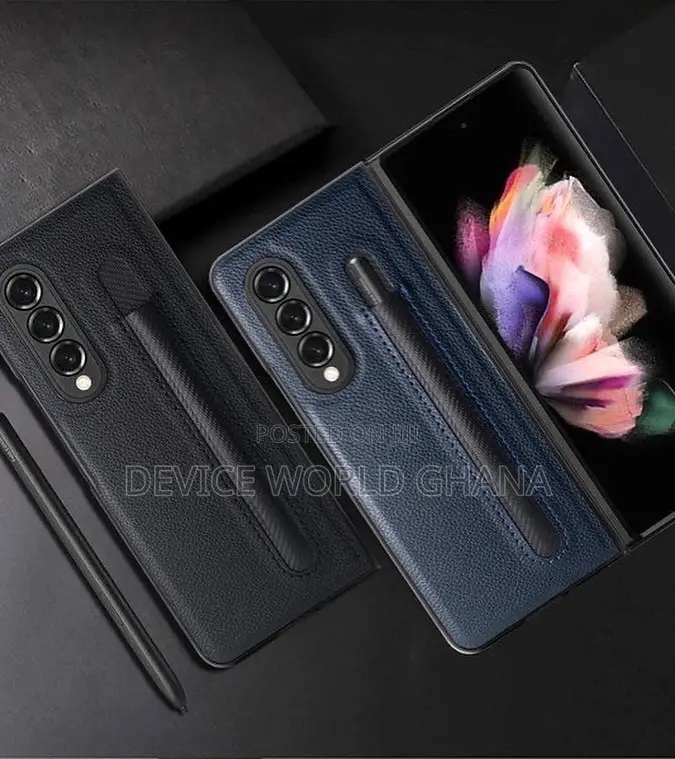 Saffiano Leather Protective Case Available 4 Samsung Zfold 3