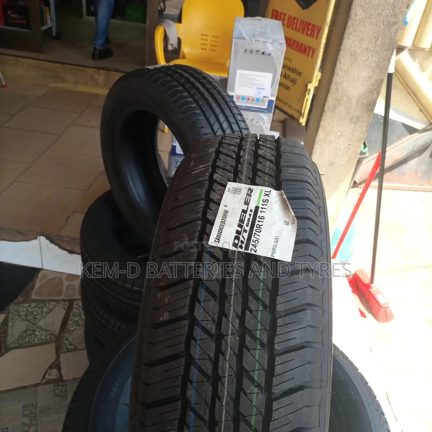 245/70r16 Bridgestone Dueler Tyres Tires. New and Original