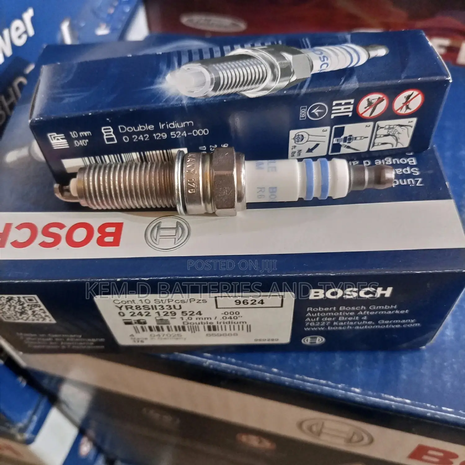 Bosch Yr8sii33u Double Iridium Spark Plug - 9624