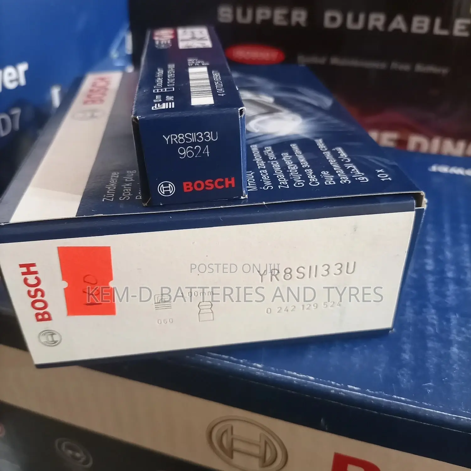 Bosch Yr8sii33u Double Iridium Spark Plug - 9624