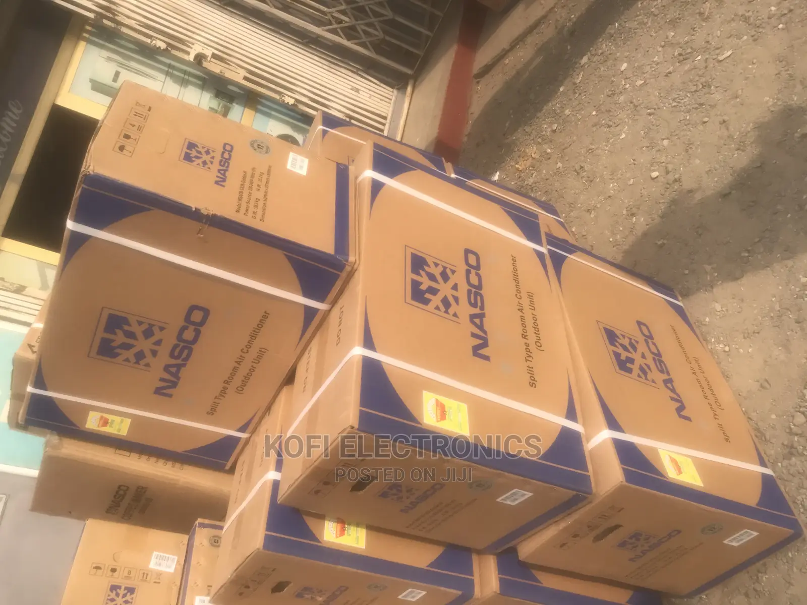 Extra Quiet Operation Nasco 2.0hp White Panel Air Condition