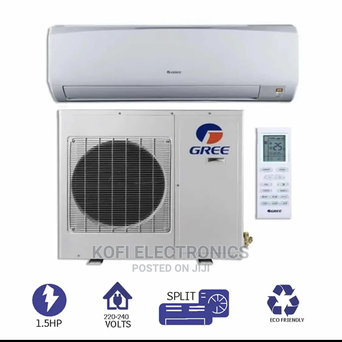 New Gree 2.0HP AC R410 Gas Air Conditioner