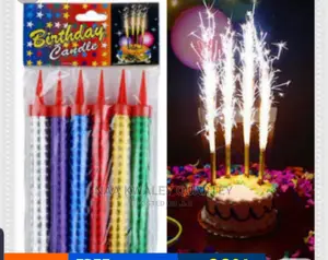 Sparkling Fountain Cake Candles
