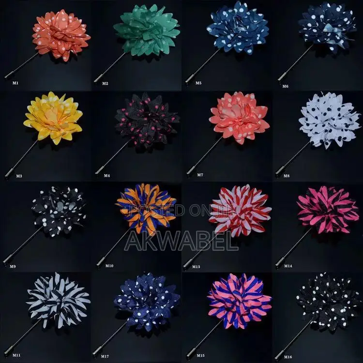 Floral Lapel Pins