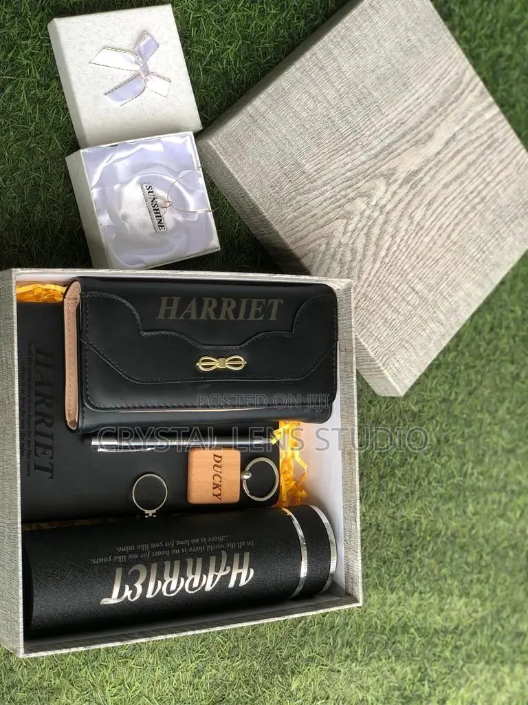 Gift Set Customized Diary, Pen, Vacuum Flasks, Wallets, Etc