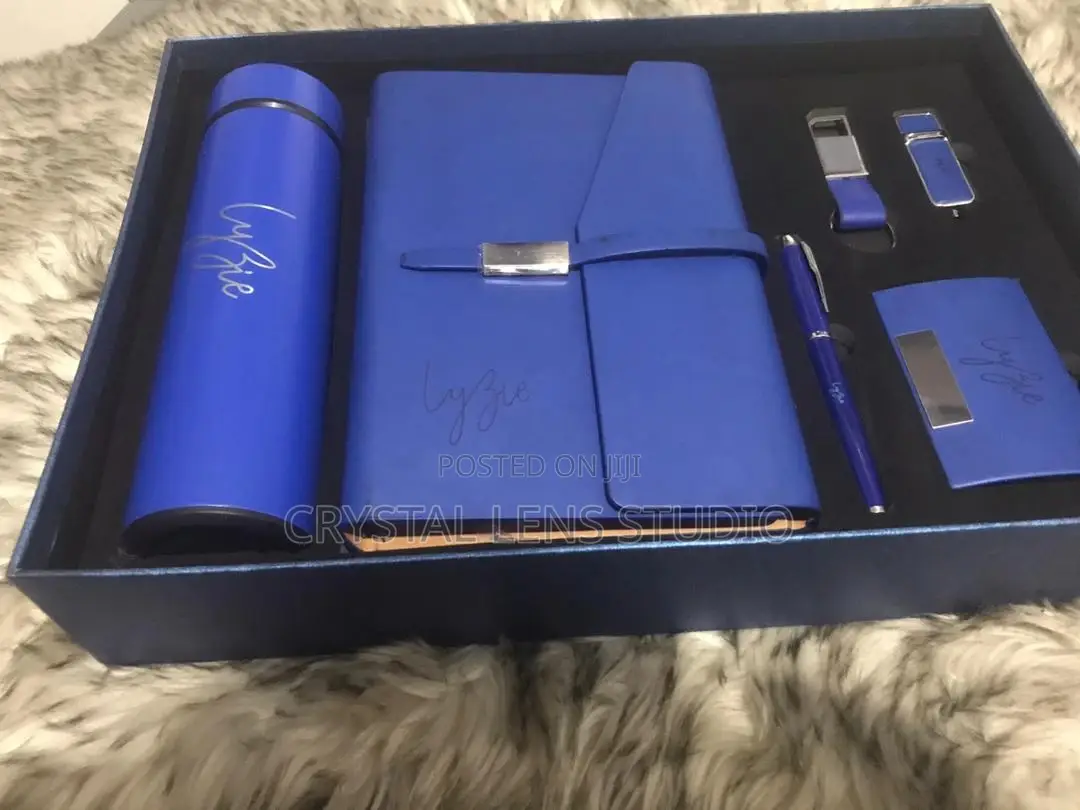Gift Set Customized Diary, Pen, Vacuum Flasks, Wallets, Etc