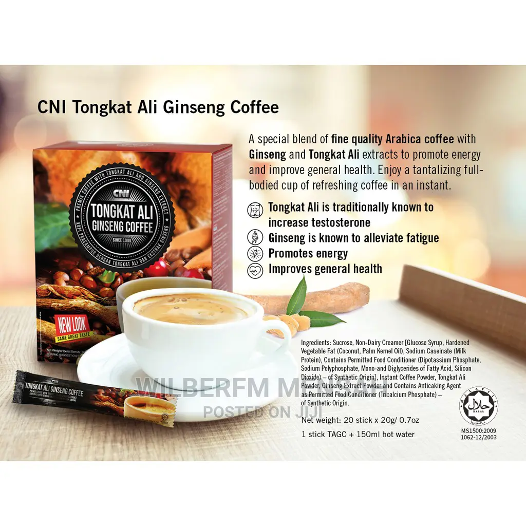 Tongkat Ali Ginseng Coffee-15 Sachets