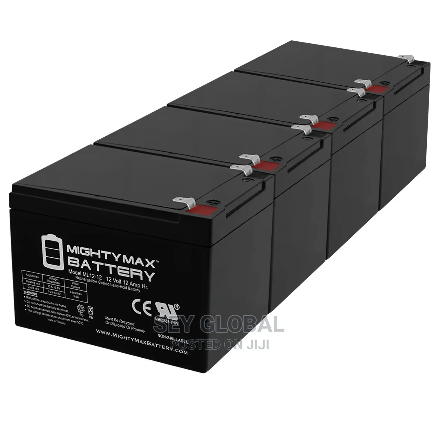 Sealed 12v 12ah Ups Battery