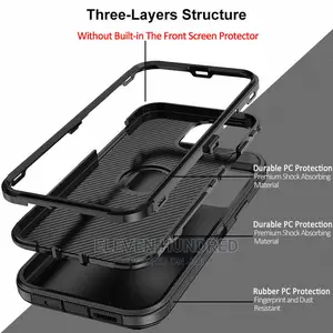 iPhone 16/15/ 14/13/12 / Heavy Duty Case.