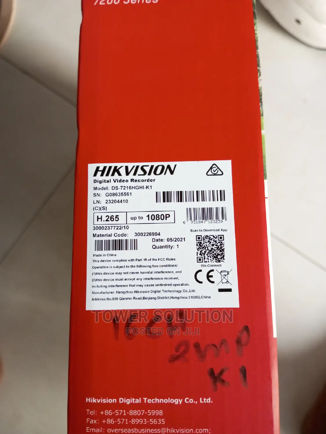 HIKVISION DVR 16channel 7200series
