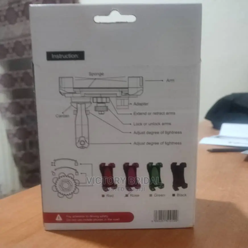 Motorcycle Phone Holder With USB Charging System