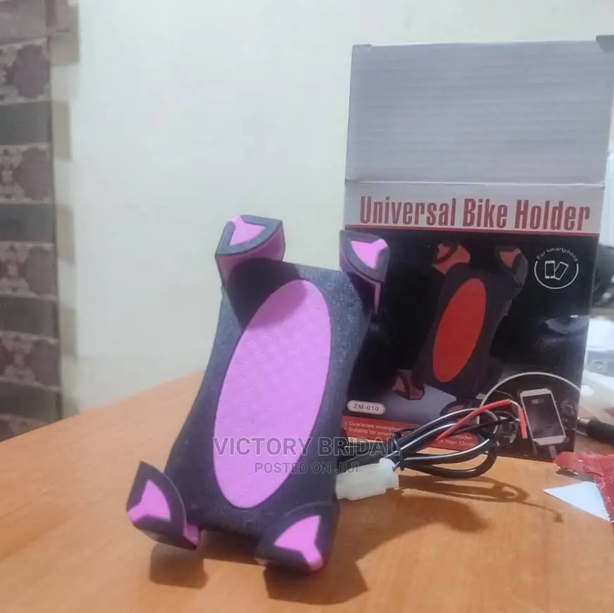Motorcycle Phone Holder With USB Charging System