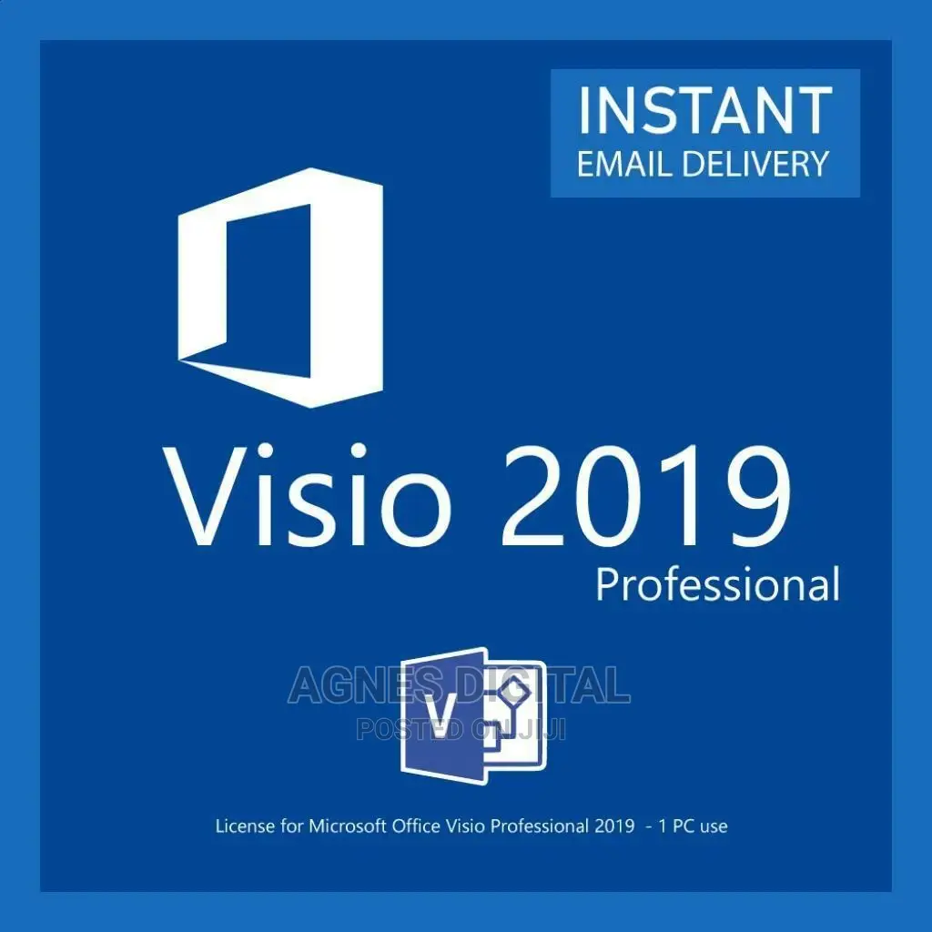 Microsoft Visio Professional 2019 - 1 PC (Email Delivery)