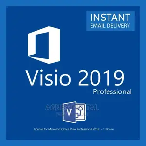 Microsoft Visio Professional 2019 - 1 PC (Email Delivery)