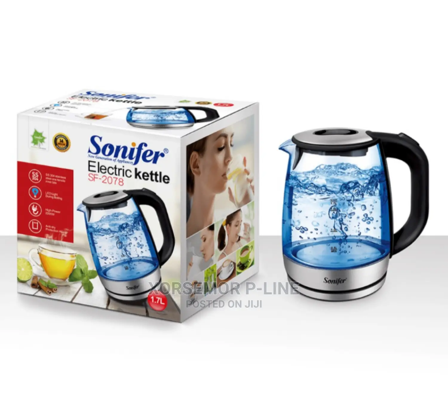Sonifer 1.7L Electric Kettle