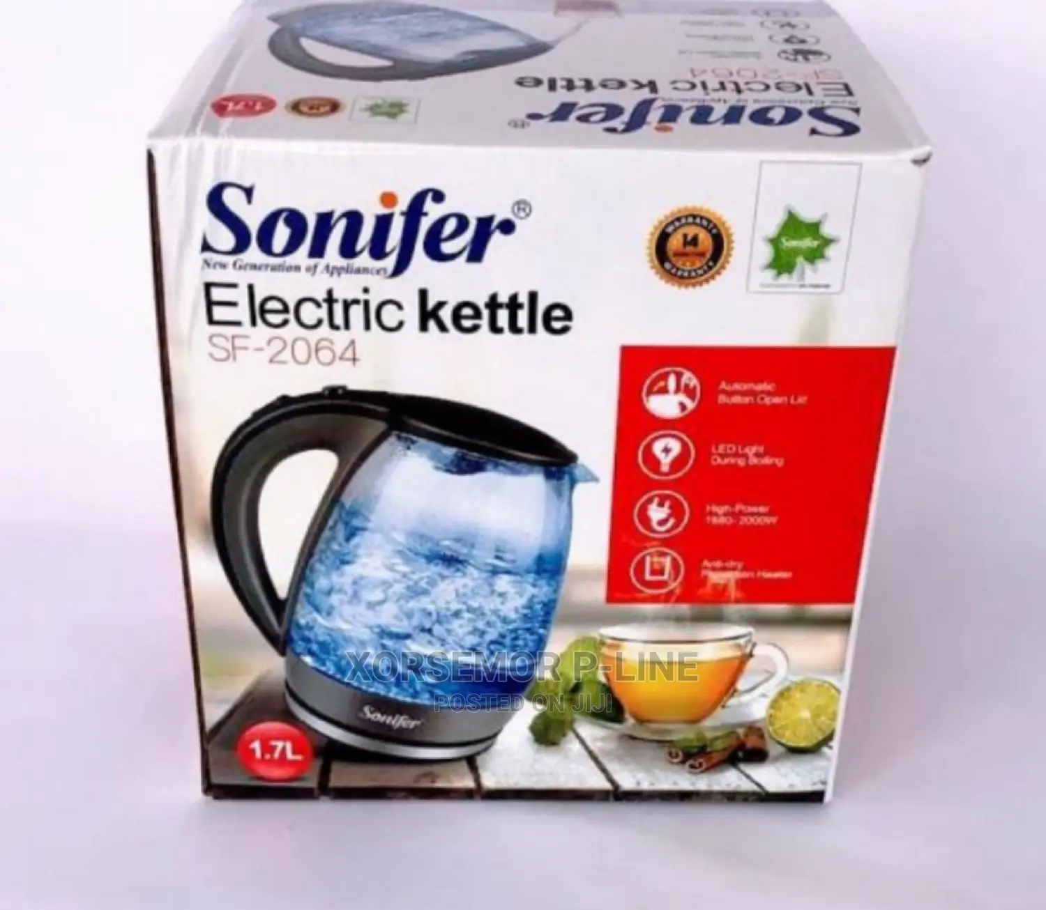 Sonifer 1.7L Electric Kettle