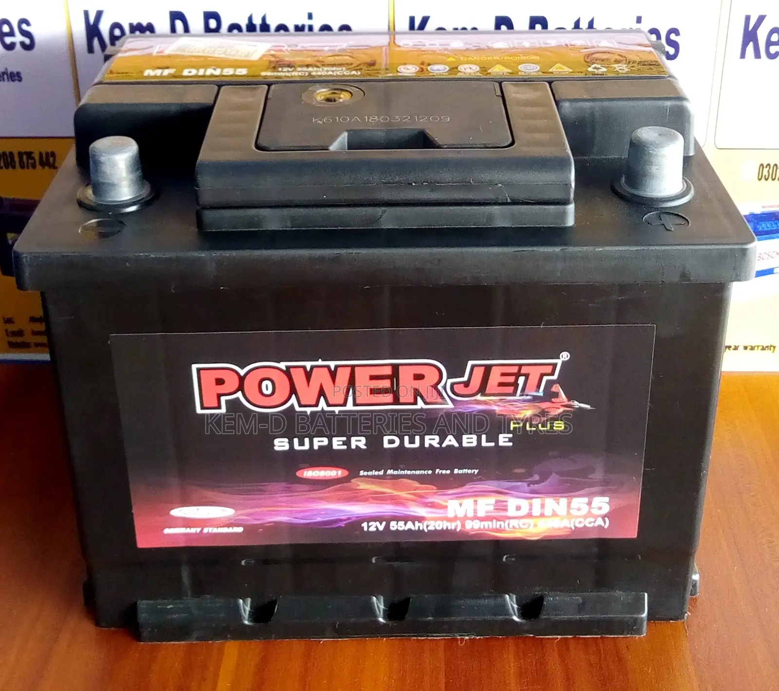 New Batteries Power Jet 13 Plates Car Battery Free Delivery